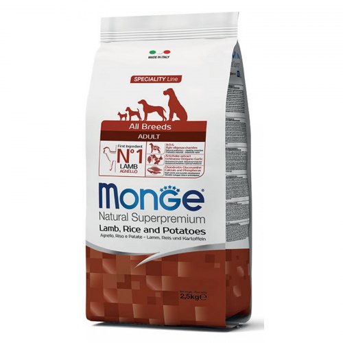 Сухой корм Monge Dog SPECIALITY Lamb / Rice / Potato 15 кг