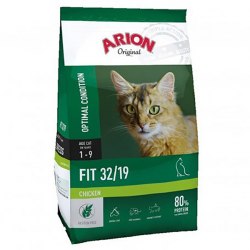 Сухой корм Arion Original FIT безглютеновый для активных кошек 7,5 кг (вывод шерсти)