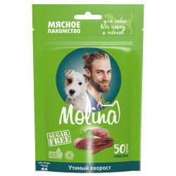 Лакомство Molina для собак всех пород и щенков Утиный хворост, 50г