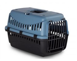 Переноска Bergamo Gispy Eco S с пластик.дверцей 46*31*32 см