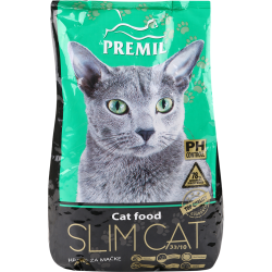 Сухой корм Premil Slim Cat SuperPremium 10 кг. Для стерилизованных кошек с мясом индейки и цыпленком