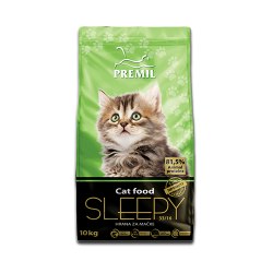 Сухой корм Premil Sleepy SuperPremium 2кг, для беременных кошек, котят, молодых кошек и кормящих кошек