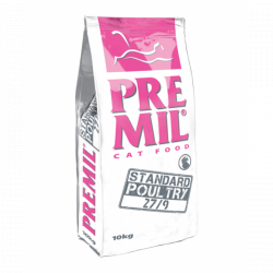 Сухой корм Premil PremiumStandard Poultry для кошек любого возраста, 10кг
