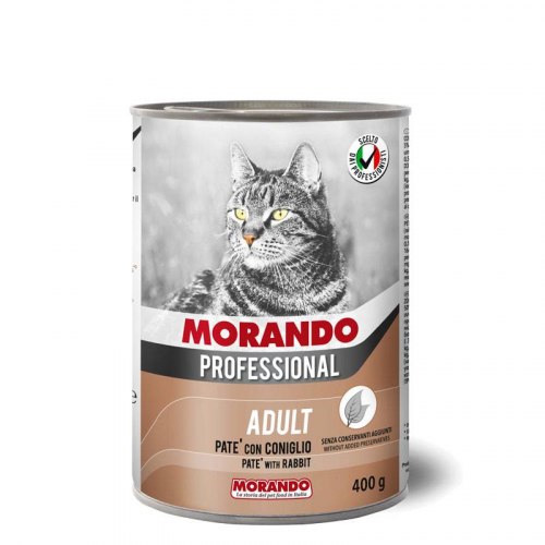Паштет Morando Professional для кошек с кроликом, 400г