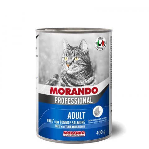Паштет Morando Professional для кошек тунец/лосось, 400г