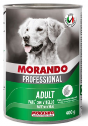 Паштет Morando Professional для собак с телятиной, 400г