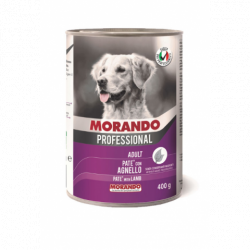 Паштет Morando Professional для собак ягненок, 400г