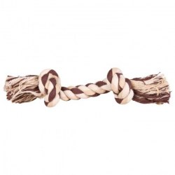 Игрушка TRIXIE для собак в виде веревки с двумя узлами, 15 см