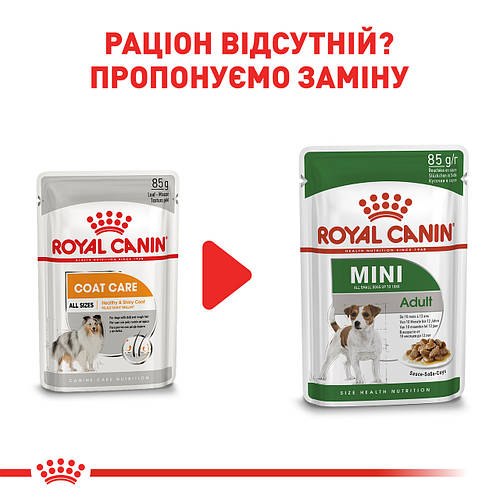Влажный корм Royal Canin Coat Care canine 85г/1шт