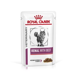 Влажный корм Royal Canin RENAL FELINE BEEF 85 г/12 шт