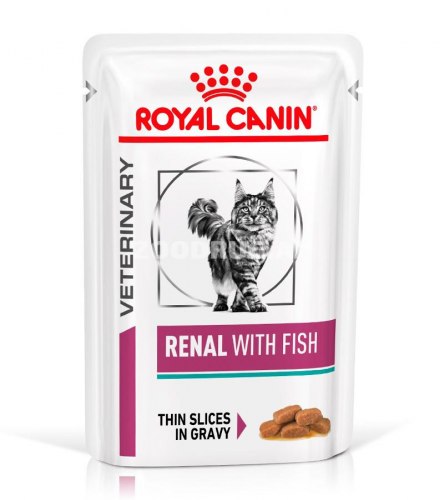 Влажная диета Royal Canin RENAL FELINE FISH, 85 г/1 шт