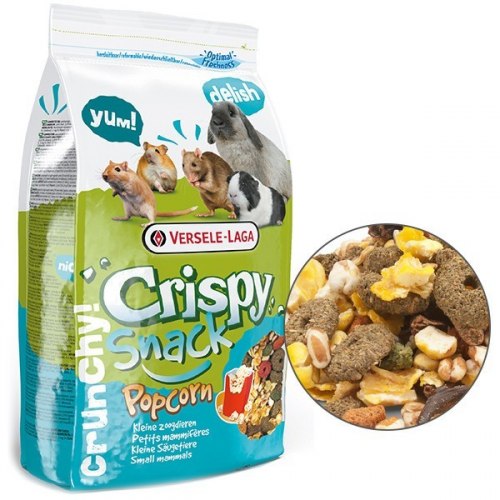 Дополнительный корм Crispy Snack Popcorn для кроликов и грызунов, 650г