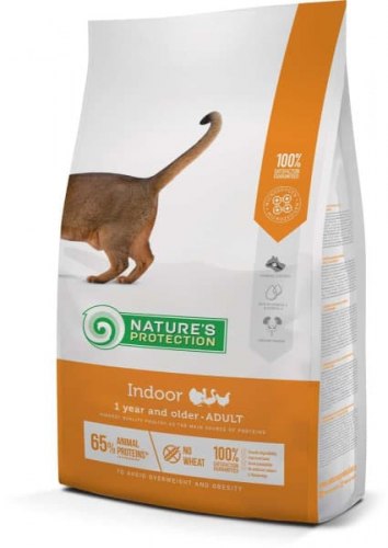 Сухой корм Natures Protection Indoor для кошек живущих дома 7 кг