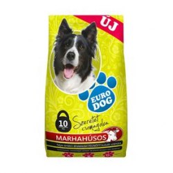 Сухой корм + В ПОДАРОК ЛАКОМСТВО Eurodog для собак всех пород с говядиной (20% протеина)