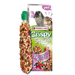 Палочки-лакомства Crispy Sticks для кроликов и шиншилл с лесными фруктами, 110