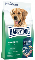 Сухой корм Happy Dog Maxi Adult 23/13 (птица, лосось, рыба, ягненок, мидии) 14кг