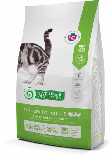 Сухой корм Natures Protection NP Urinary Formula-S Poultry д/к от 1 года и старше, 7 кг