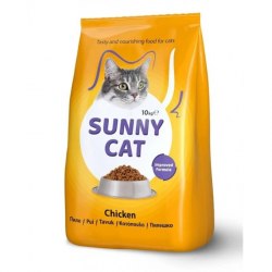 Сухой корм НА РАЗВЕС Sunnu Cat для всех пород с курицей, 1 кг
