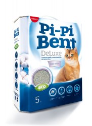 Наполнитель Pi-Pi-Bent Deluxe Clean Cotton, бентонит, 5 кг