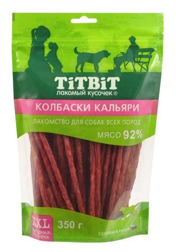 Лакомства TiTBiT колбаски кальяри 350 г
