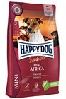 Сухой корм Happy Dog Mini Sensible Africa 24/12 (страус, картофель) 4 кг