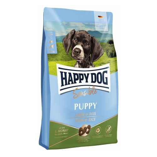 Сухой корм Happy Dog Sensible Puppy Lamm & Reis: Корм для щенков от 4 нед до 6 мес. Ягненок и рис 10 кг