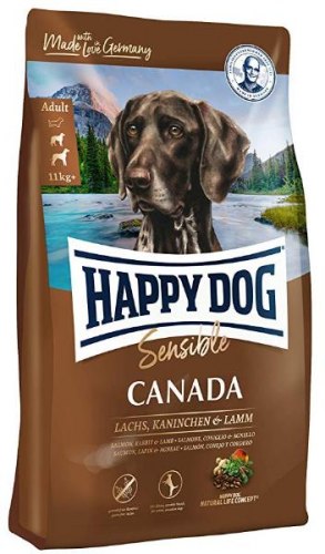 Сухой корм Happy Dog Sensible Canada 25/14 (лосось, кролик, ягненок) 11 кг
