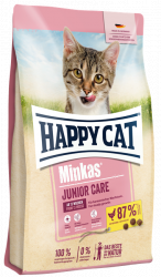 Сухой корм Happy Cat Minkas Junior Care 32/18 (домашняя птица) с 4 месяцев 10 кг