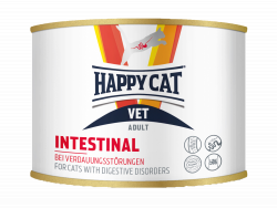 Влажный корм Happy Cat VET Intestinal Adult: Консерва для кошек при слабости пищеварения 200 г