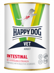 Влажный корм Happy Dog VET Intestinal Adult: Консерва для собак с 6 мес при дисфункции пищеварения 400 г