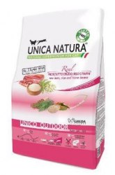 Сухой корм Unica Natura Outdoor д/кош.ветч,рис,бобы 1,5 кг