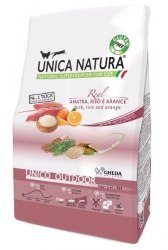 Сухой корм Unica Natura Outdoor д/кош.утка,рис,апельсин 1,5 кг