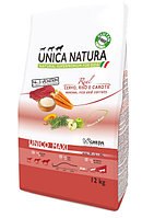 Сухой корм Unica Natura д/соб.кр.пор.олен.,рис,морк.12кг