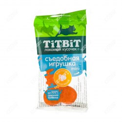 Съедобная игрушка TiTBiT косточка с индейкой Mini