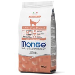 Сухой корм Monge Cat Speciality Line Monoprotein Adult для взрослых кошек, из лосося 1.5 кг