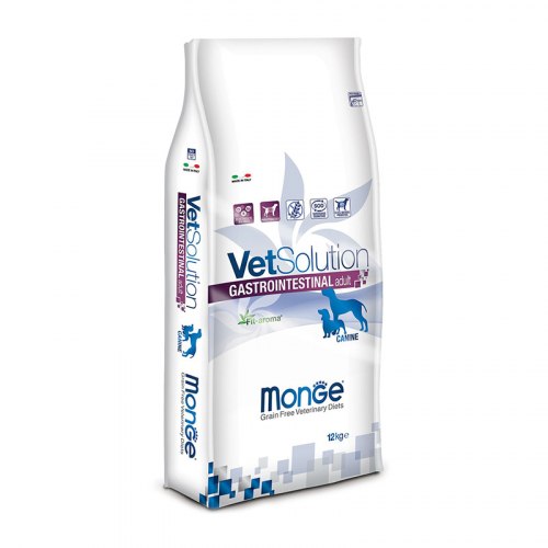 Сухой корм Monge VetSolution Dog Gastrointestinal Гастроинтестинал для собак при заболеваниях ЖКТ 12 кг