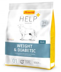Сухой корм Josera HELP VET Weight&Diabetic Dog (29,1/7,4) для собак при избыточном весе и/или диабете 0.9 кг