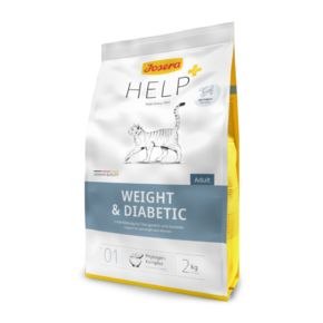 Сухой корм Josera Нelp Weight&Diabetic Cat (35,2/9,8) для взрослых кошек при избыточном весе и/или диабете 2 кг