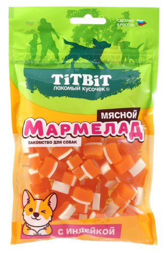 Мармелад TiTBiT мясной с индейкой, 120г