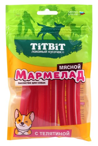 Мармелад TiTBiT мясной с телятиной, 120г