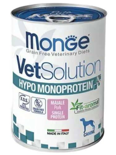 Влажный корм Monge VetSolution Hypo Monoprotein Dog (Свинина) 400 г