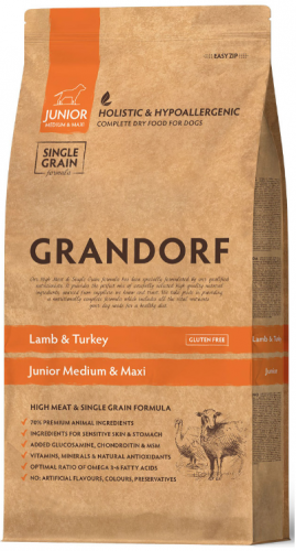 Сухой корм GRANDORF DOG Lamb&Rice JUNIOR 3 кг