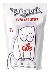 Наполнитель For CATS Tofu Lavender соевый комкующийся "лаванда" 7л