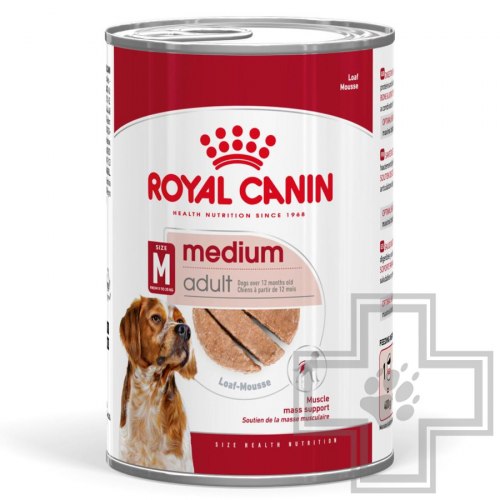 Влажный корм Royal Canin MEDIUM ADULT влажная диета для собак 410 г