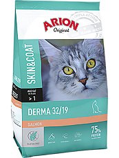 Сухой корм Arion Original Derma для здоровья кожи и шерсти, лосось 7,5 кг