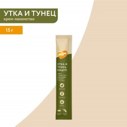 Крем-лакомство Мнямс Утка и тунец кацуо 15 г
