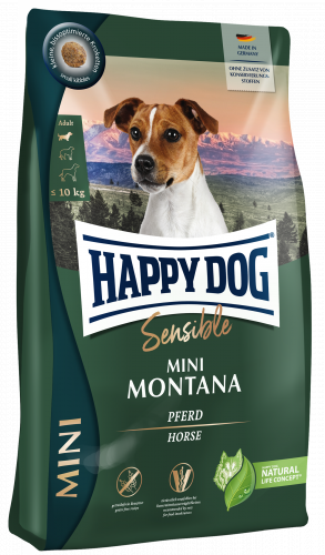 Сухой корм НА РАЗВЕС Happy Dog Sensible Mini Montana 24/12: Конина, картофель, 1 кг