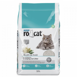 Наполнитель RO-CAT комкующийся бентонитовый "Марсельское мыло" 5 л