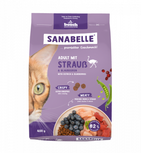 Сухой корм НА РАЗВЕС Sanabelle Adult Ostrich (Страус) для кошек 1 кг