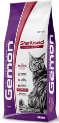 Сухой корм Gemon Sterilized BEEF для стерилизованных кошек с говядиной кг